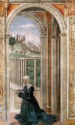 GHIRLANDAIO, Domenico, Portrait of the Donor Francesca Pitti-Tornabuoni